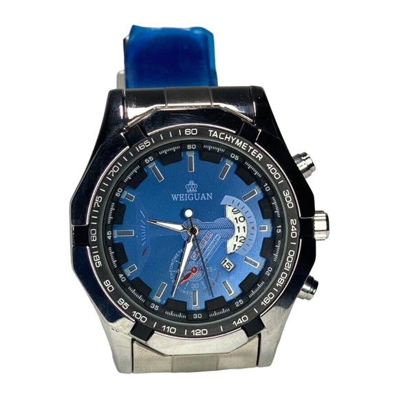 Mens Watch Water Resistant Business Casual Work Wrist Stainless Time Piece - Picture 8 of 9